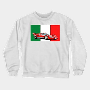 512 Italian Print Crewneck Sweatshirt